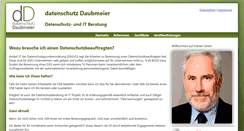 Desktop Screenshot of daubmeier.de